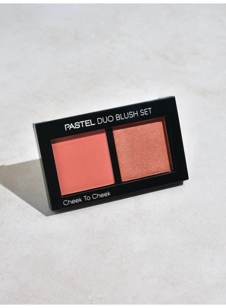 PASTEL Duo Blush Set Cheek to Cheek 2*4.3g - Image 5